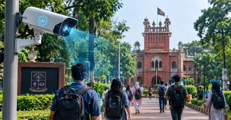 ঢাবি ক্যাম্পাসে কে ঢুকছে কে বের হচ্ছে, নজর রাখবে এআই ক্যামেরা