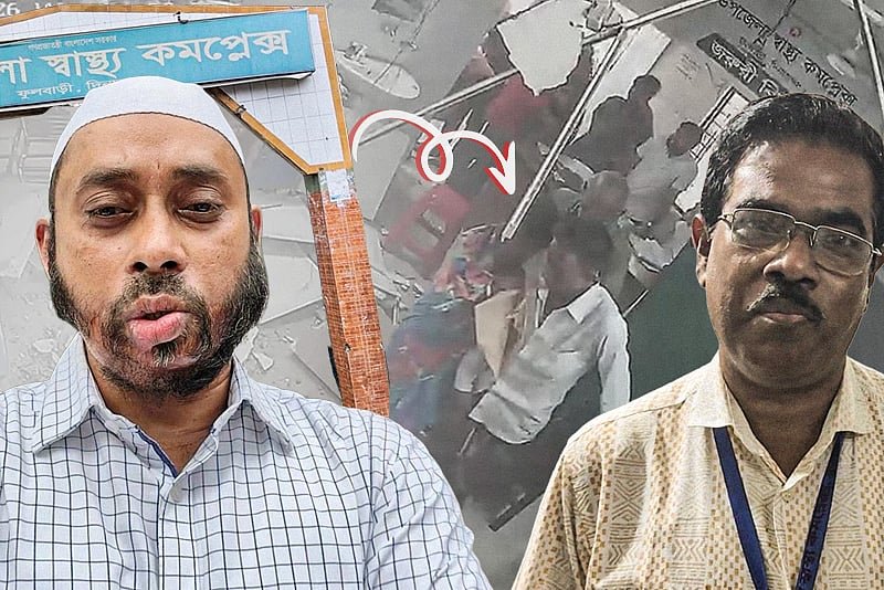 জরুরি বিভাগের পলেস্তারা খসে পড়ল রোগীদের মাথায়, ঝুঁকিপূর্ণ ভবনে চলছে সেবা
