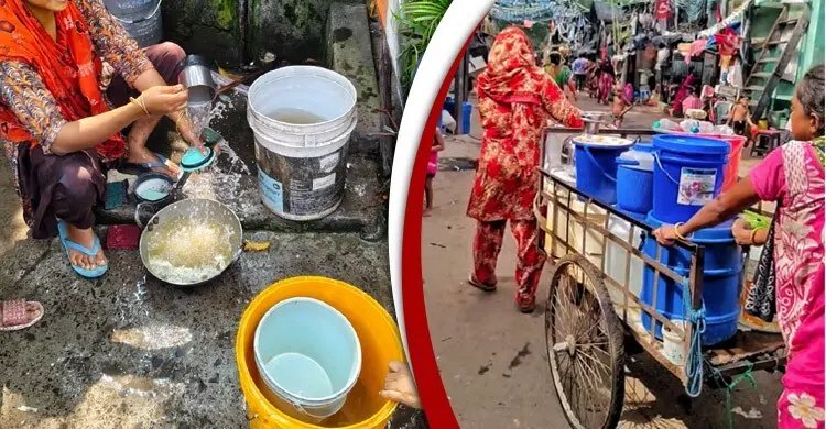 কলকাতার মুসলিম কলোনিতে পানি নেই দেড় মাস ধরে, উচ্ছেদ চেষ্টার অভিযোগ