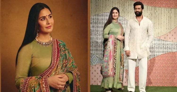 ক্যাটরিনার ফ্যাশনে রাজকীয় ছোঁয়া, সবুজ সাজে ছড়ালেন মায়া