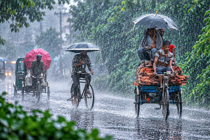 টানা বৃষ্টি-বজ্রবৃষ্টির আভাস, পাঁচ দিন যেসব অঞ্চলে বৃষ্টি হতে পারে
