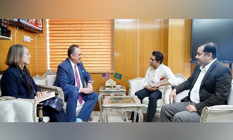 তথ্যমন্ত্রী-প্রতিমন্ত্রীর সঙ্গে মার্কিন রাষ্ট্রদূতের সাক্ষাৎ