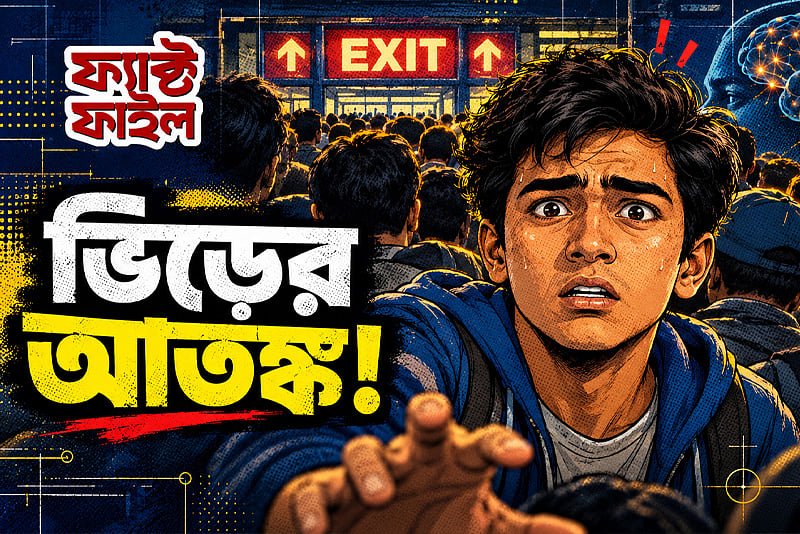ভিড় দেখে অনেকের ভয় বা অস্বস্তি হয় কেন